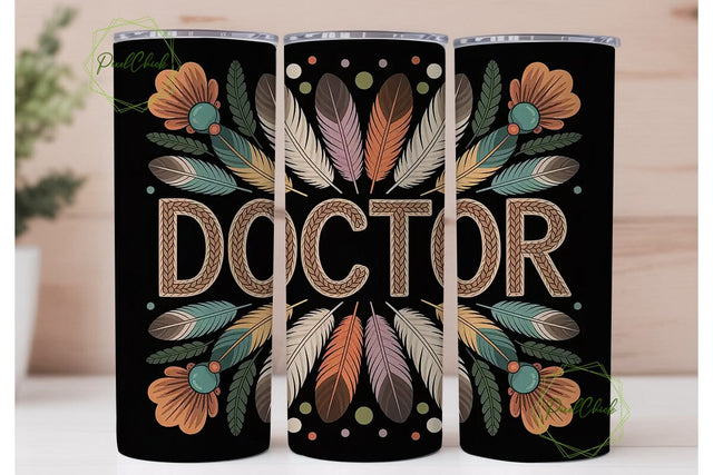 Doctor Tumbler Wrap 20oz Sublimation PixelChick 