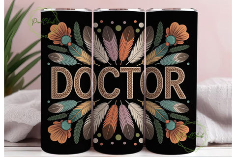 Doctor Tumbler Wrap 20oz Sublimation PixelChick 