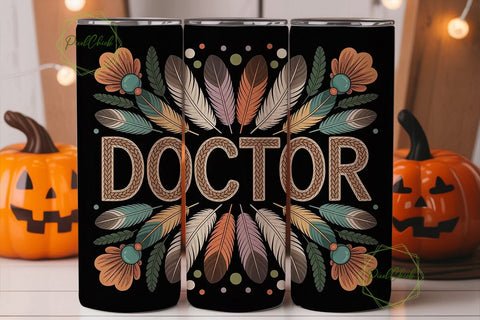 Doctor Tumbler Wrap 20oz Sublimation PixelChick 