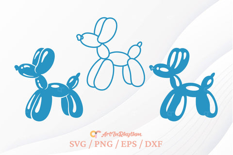 Dog Balloon Svg, Animal Balloon Svg, Dog Svg, Balloon Svg SVG Artinrhythm shop 