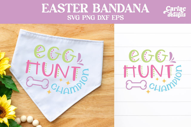 Dog Bandana SVG, Easter Dog Design SVG Carla C Designs 