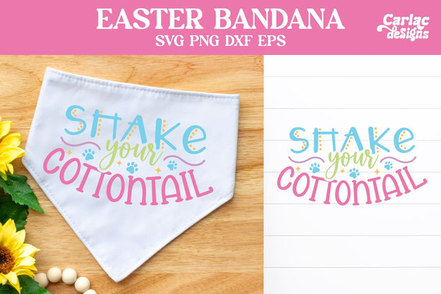 Dog Bandana SVG, Easter Dog Design SVG Carla C Designs 