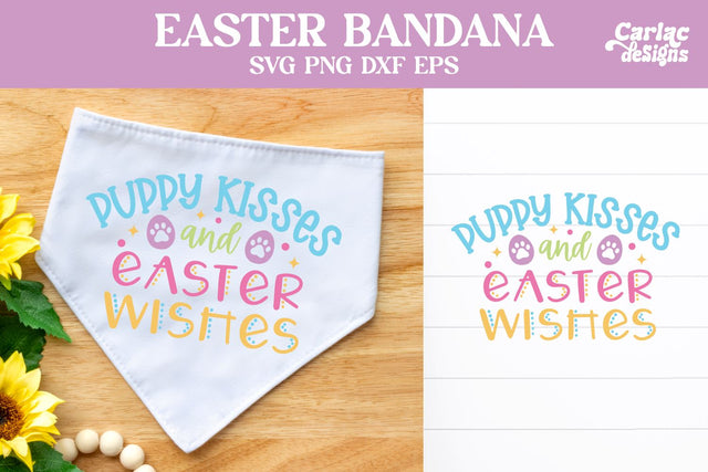 Dog Bandana SVG, Easter Dog Design SVG Carla C Designs 