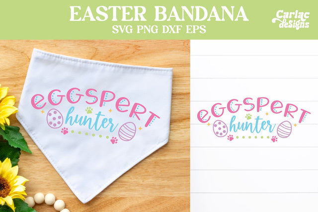 Dog Bandana SVG, Easter Dog Design SVG Carla C Designs 