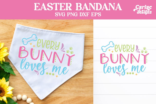 Dog Bandana SVG, Easter Dog Design SVG Carla C Designs 