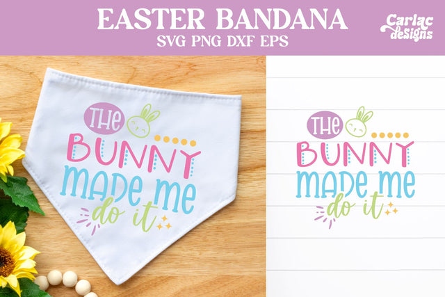 Dog Bandana SVG, Easter Dog Design SVG Carla C Designs 