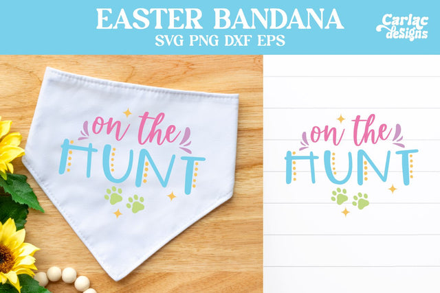 Dog Bandana SVG, Easter Dog Design SVG Carla C Designs 