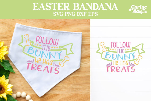 Dog Bandana SVG, Easter Dog Design SVG Carla C Designs 