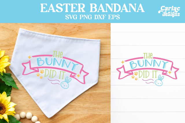 Dog Bandana SVG, Easter Dog Design SVG Carla C Designs 