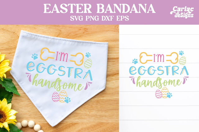 Dog Bandana SVG, Easter Dog Design SVG Carla C Designs 