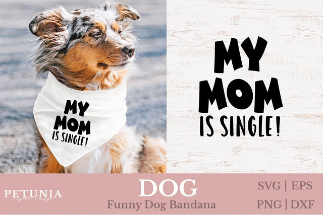 Dog Bandana SVG | Funny Dog SVG SVG Petunia Digital Design 