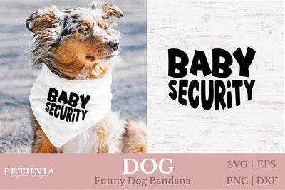 Dog Bandana SVG | Funny Dog SVG SVG Petunia Digital Design 