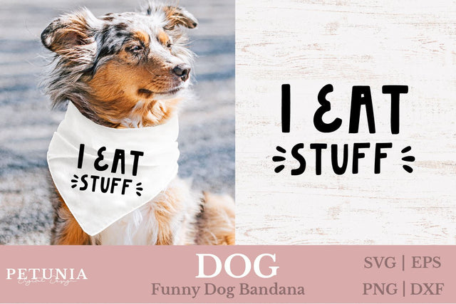 Dog Bandana SVG | Funny Dog SVG SVG Petunia Digital Design 