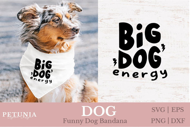 Dog Bandana SVG | Funny Dog SVG SVG Petunia Digital Design 
