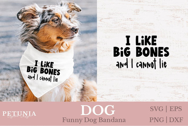 Dog Bandana SVG | Funny Dog SVG SVG Petunia Digital Design 
