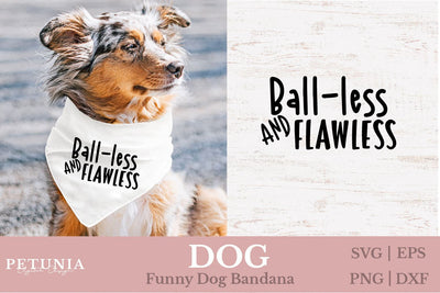 Dog Bandana SVG | Funny Dog SVG SVG Petunia Digital Design 