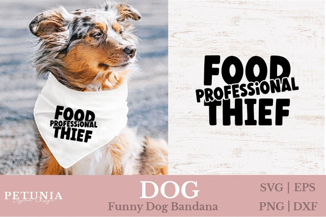 Dog Bandana SVG | Funny Dog SVG SVG Petunia Digital Design 