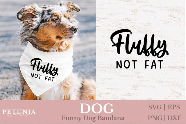 Dog Bandana SVG | Funny Dog SVG SVG Petunia Digital Design 