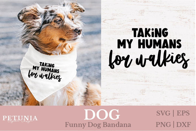 Dog Bandana SVG | Funny Dog SVG SVG Petunia Digital Design 