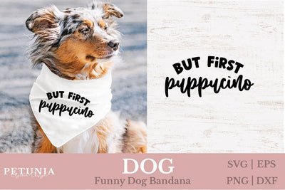 Dog Bandana SVG | Funny Dog SVG SVG Petunia Digital Design 