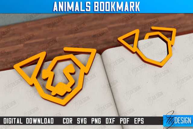 Dog Bookmark | Book Lover | Book Marker | Page Holder | Paperclip | CNC File SVG Fly Design 