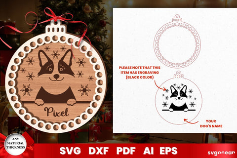 Dog Breed Christmas Ornaments SVG SvgOcean 