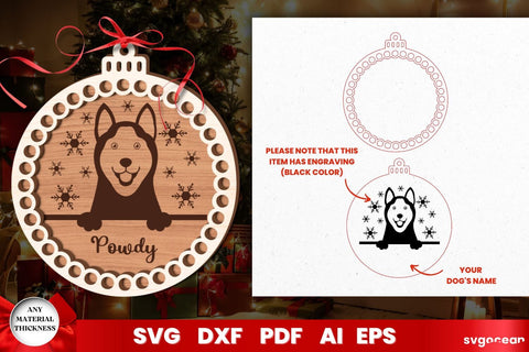 Dog Breed Christmas Ornaments SVG SvgOcean 