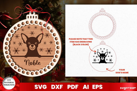 Dog Breed Christmas Ornaments SVG SvgOcean 