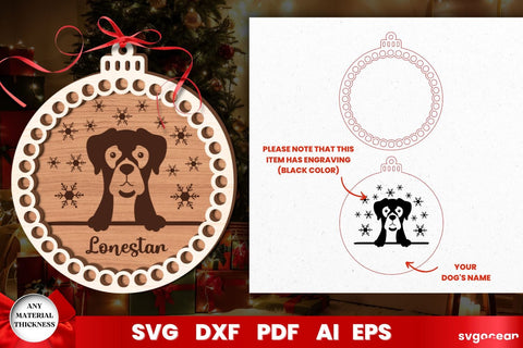 Dog Breed Christmas Ornaments SVG SvgOcean 