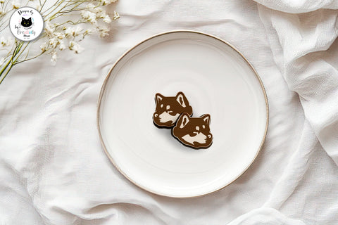 Dog Breed Stud Earrings Laser Cut SVG Ivy's Creativity House 