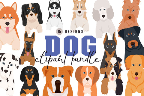 Dog Breeds Bundle SVG dapiyupi store 