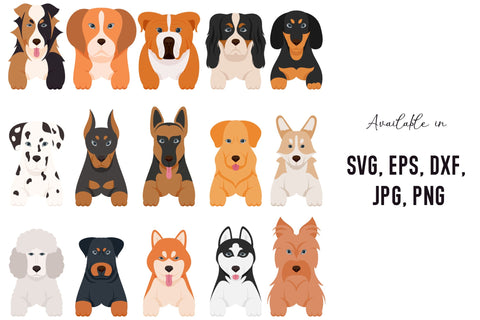 Dog Breeds Bundle SVG dapiyupi store 