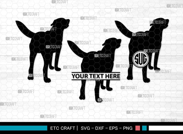 Dog Butt Monogram, Dog Butt Silhouette, Dog Butt SVG, Dog Svg, Dog Lover Svg, Dog Shape Svg, Animal Svg, Puppy Svg, Pet Paw Svg, SB00578 SVG ETC Craft 