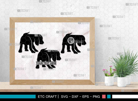 Dog Butt Monogram, Dog Butt Silhouette, Dog Butt SVG, Dog Svg, Dog Lover Svg, Dog Shape Svg, Animal Svg, Puppy Svg, Pet Paw Svg, SB00578 SVG ETC Craft 