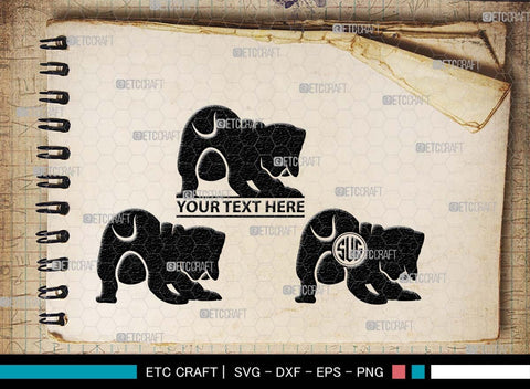 Dog Butt Monogram, Dog Butt Silhouette, Dog Butt SVG, Dog Svg, Dog Lover Svg, Dog Shape Svg, Animal Svg, Puppy Svg, Pet Paw Svg, SB00578 SVG ETC Craft 