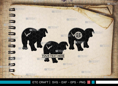 Dog Butt Monogram, Dog Butt Silhouette, Dog Butt SVG, Dog Svg, Dog Lover Svg, Dog Shape Svg, Animal Svg, Puppy Svg, Pet Paw Svg, SB00578 SVG ETC Craft 