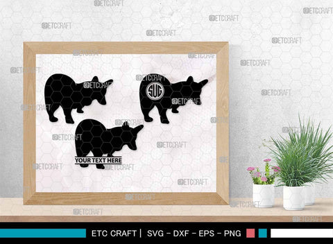 Dog Butt Monogram, Dog Butt Silhouette, Dog Butt SVG, Dog Svg, Dog Lover Svg, Dog Shape Svg, Animal Svg, Puppy Svg, Pet Paw Svg, SB00578 SVG ETC Craft 