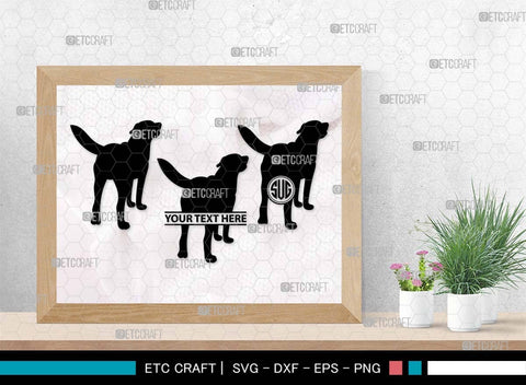 Dog Butt Monogram, Dog Butt Silhouette, Dog Butt SVG, Dog Svg, Dog Lover Svg, Dog Shape Svg, Animal Svg, Puppy Svg, Pet Paw Svg, SB00578 SVG ETC Craft 