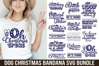 Dog Christmas Bandana SVG orpitasn 