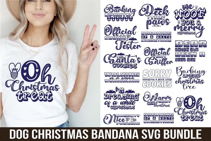 Dog Christmas Bandana SVG orpitasn 