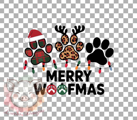 Dog Christmas, Merry Woofmas, PNG Sublimation, Holiday Dogs, Digital Download, Pet Lover Art, Christmas Pets, Cute Dog Graphics Sublimation Lara' s Designs 