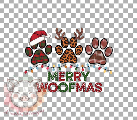 Dog Christmas, Merry Woofmas, PNG Sublimation, Holiday Dogs, Digital Download, Pet Lover Art, Christmas Pets, Cute Dog Graphics Sublimation Lara' s Designs 