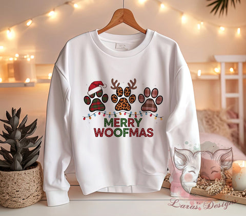Dog Christmas, Merry Woofmas, PNG Sublimation, Holiday Dogs, Digital Download, Pet Lover Art, Christmas Pets, Cute Dog Graphics Sublimation Lara' s Designs 