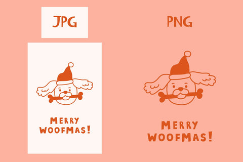 Dog Christmas Posters Sublimation Rin Green 