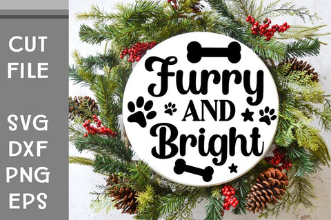 Dog Christmas Round Ornament Svg Bundle. Pet Animal Quotes SVG Svgcraft 