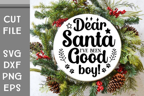 Dog Christmas Round Ornament Svg Bundle. Pet Animal Quotes SVG Svgcraft 