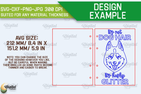 Dog Cover SVG Bundle. 3D Notebook Cover Laser Cut SVG Evgenyia Guschina 