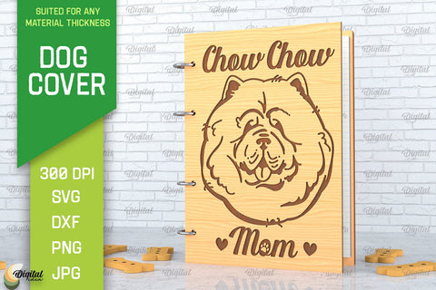 Dog Cover SVG Bundle. 3D Notebook Cover Laser Cut SVG Evgenyia Guschina 