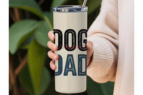 Dog Dad 20oz Tumbler Wrap Sublimation DesignSVG 