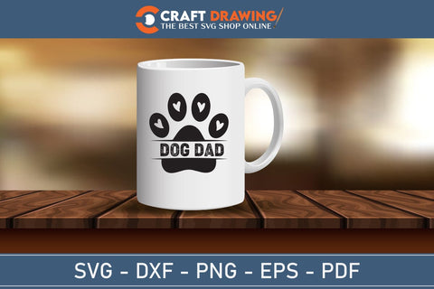 Dog Dad Father’s Day svg, Funny Father’s Day svg, Funny Father’s Day Gift, Step-Dad Father’s Day, Funny Dad svg, Dad svg, svg png dxf SVG Debashish Barman 